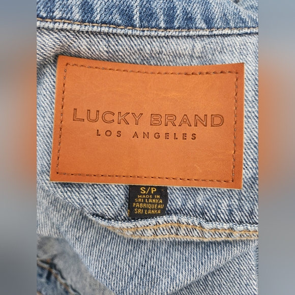 NWOT Lucky Brand Tomboy Trucker denim jean jacket size S - Picture 7 of 11